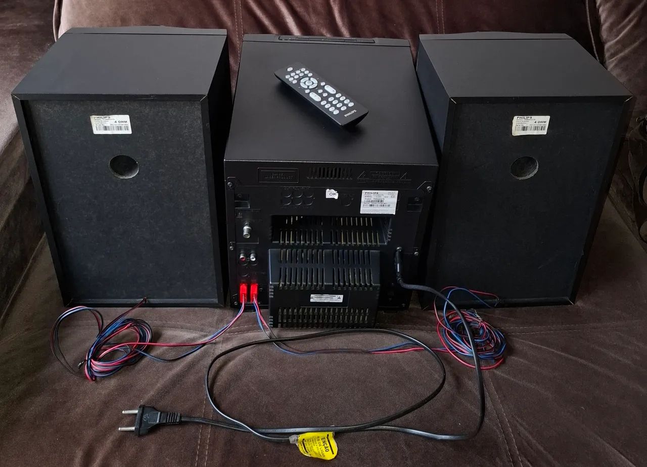 Mini System Philips 3 Cds - C/ Defeito<br> - Foto 2