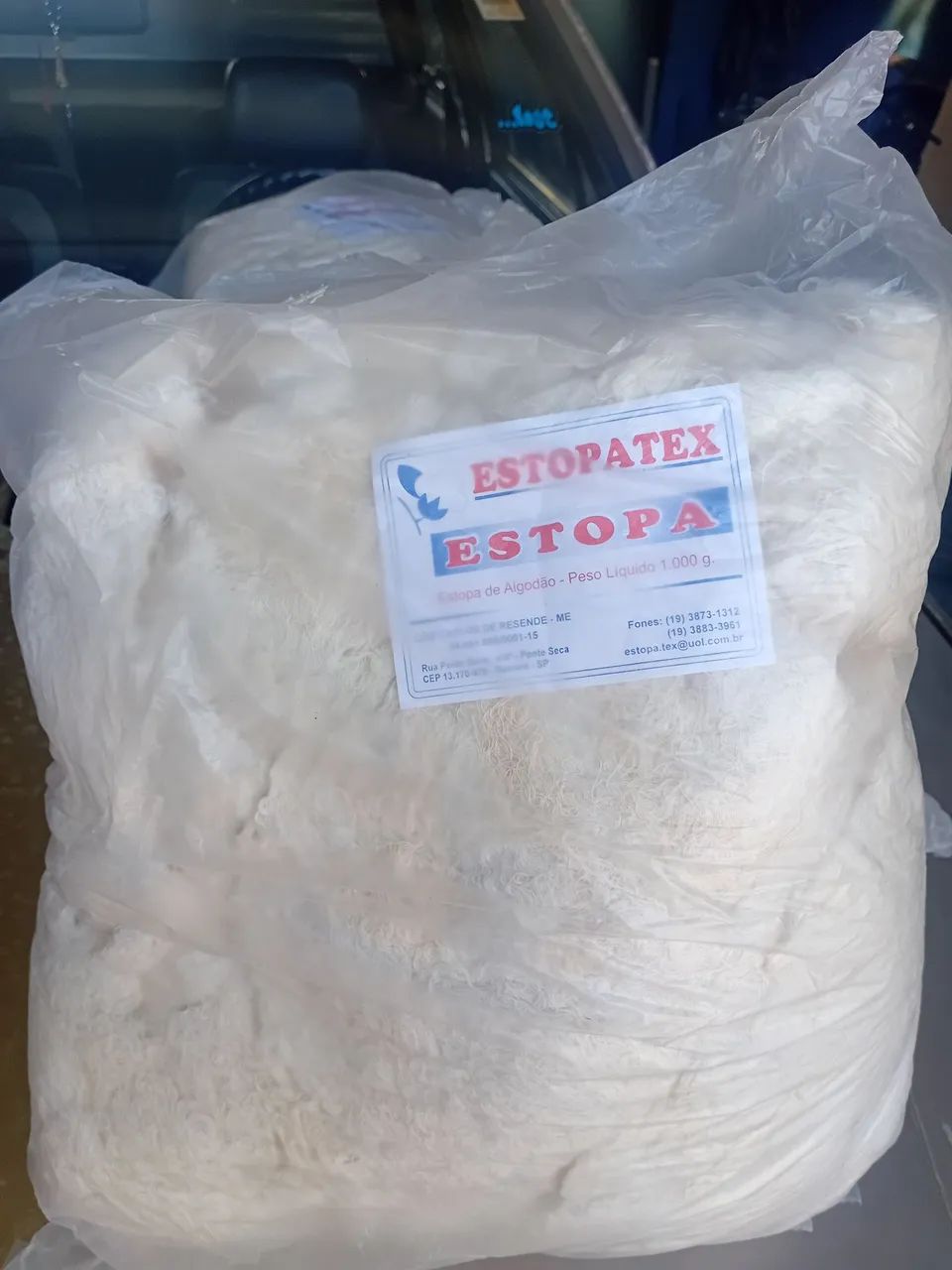 Saco de estopa de algodão 