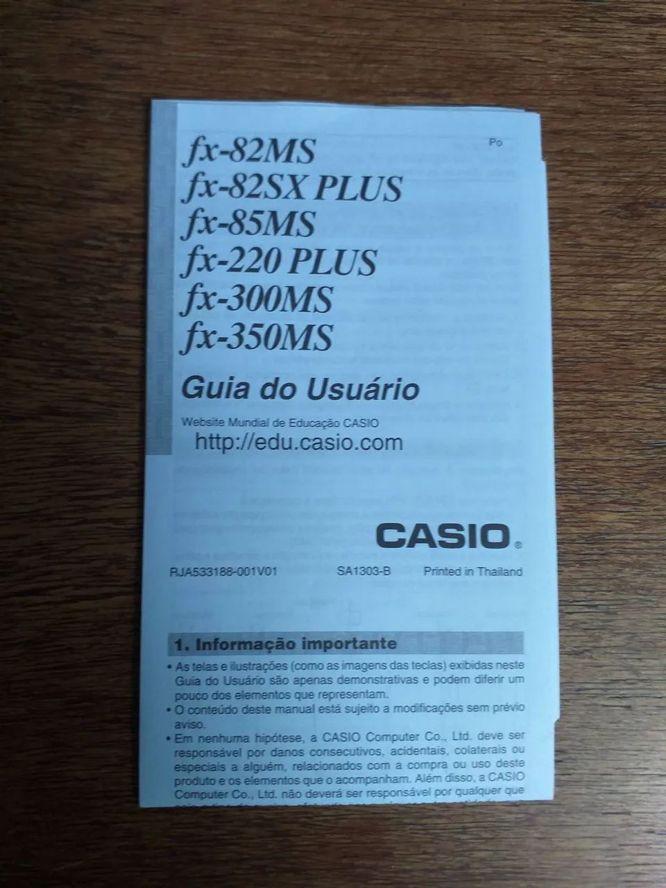 Calculadora Científica Casio fx-82MS (ORIGINAL) + Manual + Capa - Foto 5