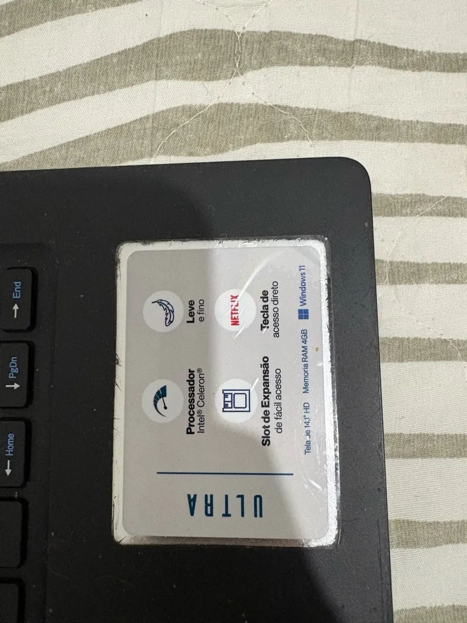Notebook Ultra Intel Celeron 4GB RAM - Windows 11 - Foto 3