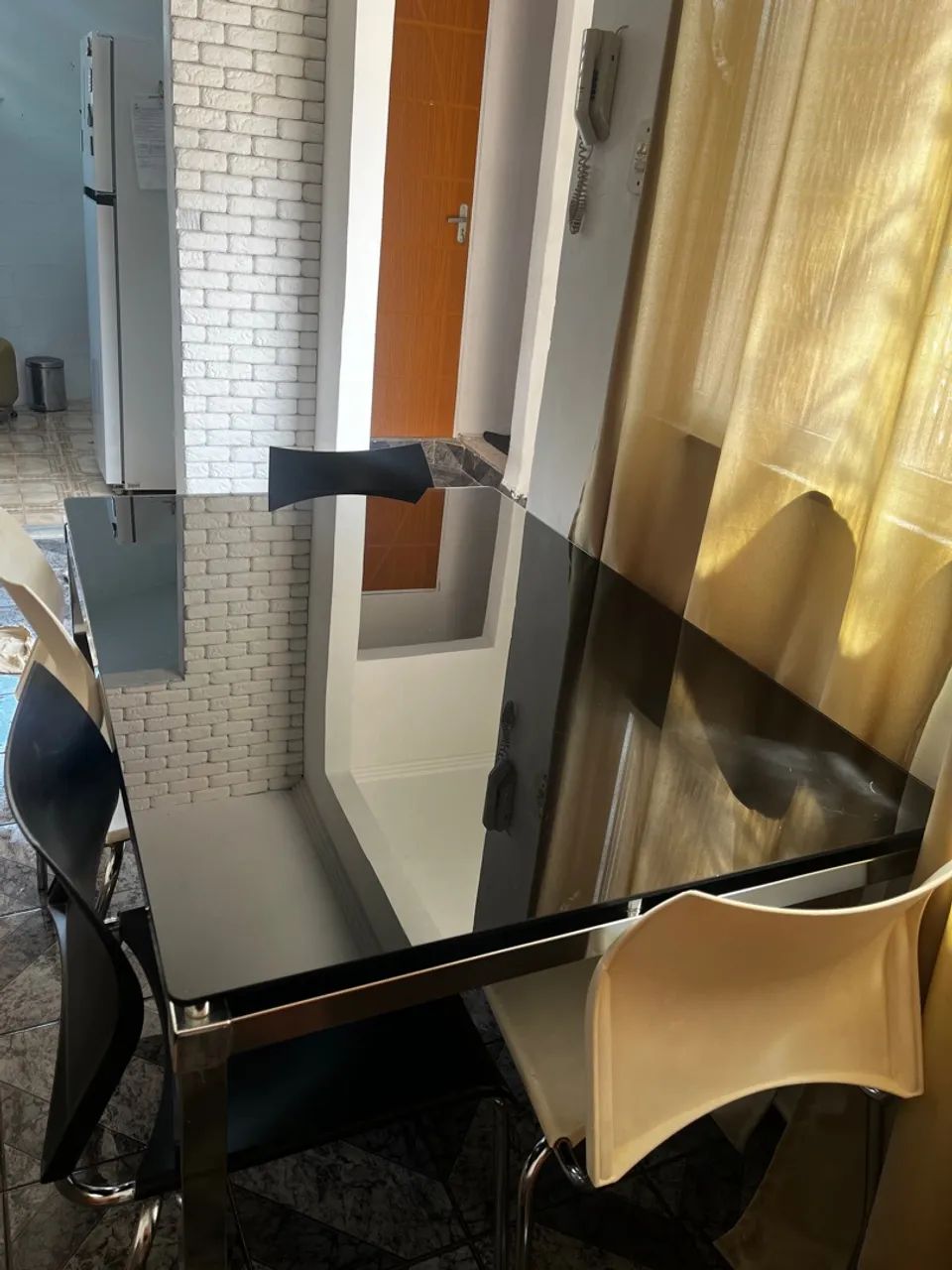 Conjunto de Mesa de Jantar + 4 cadeiras  - Foto 3