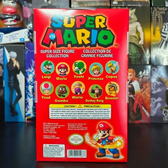Action Figure Super Mário Original (Nintendo®) Com Caixa 25 cm | Boneco Colecionável - Foto 5