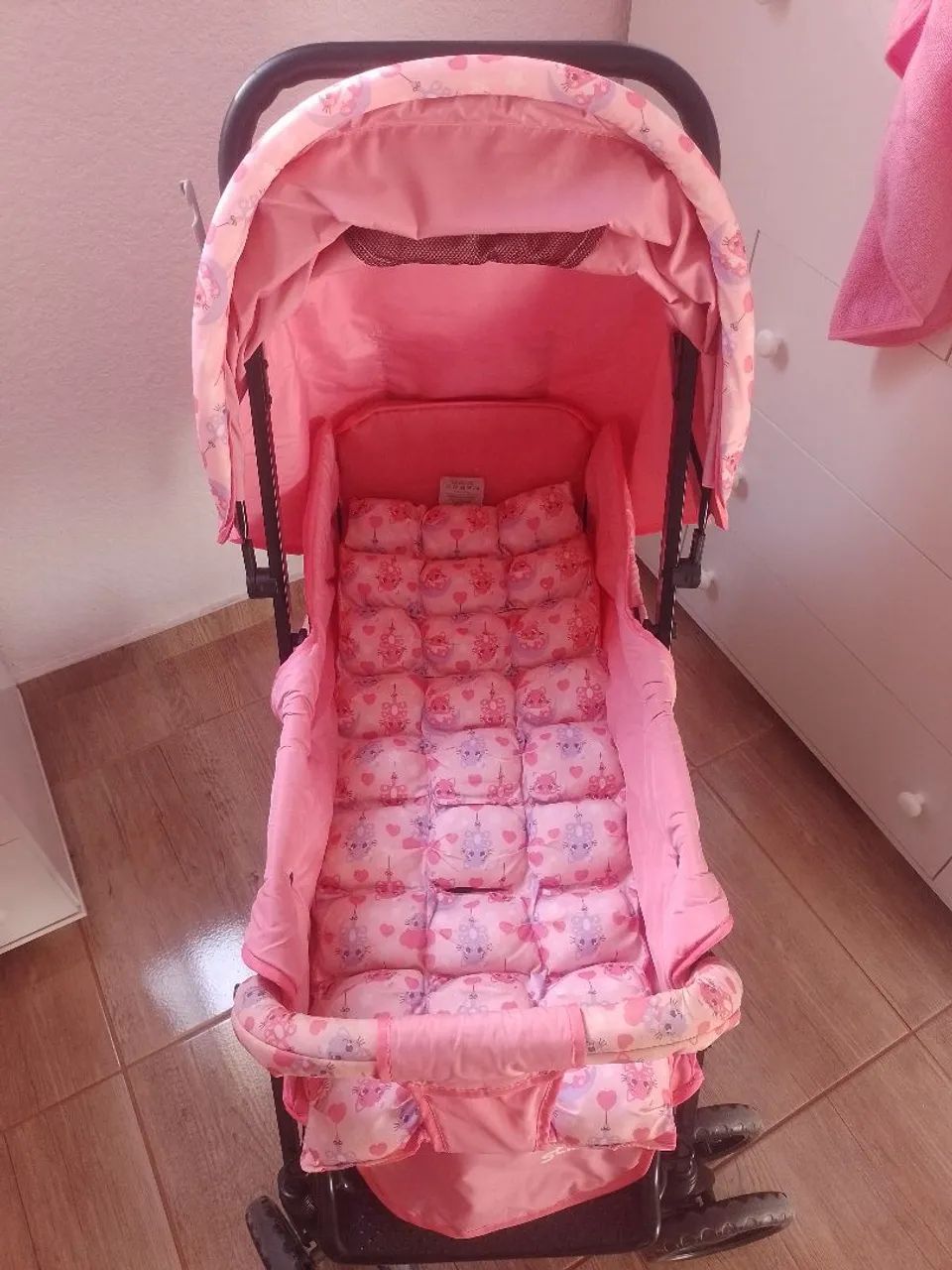 Carrinho de bebê menina  - Foto 4