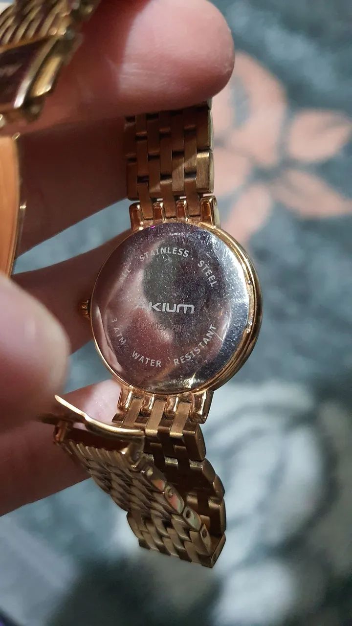 Relógio Akium Vivara rosé - Foto 3