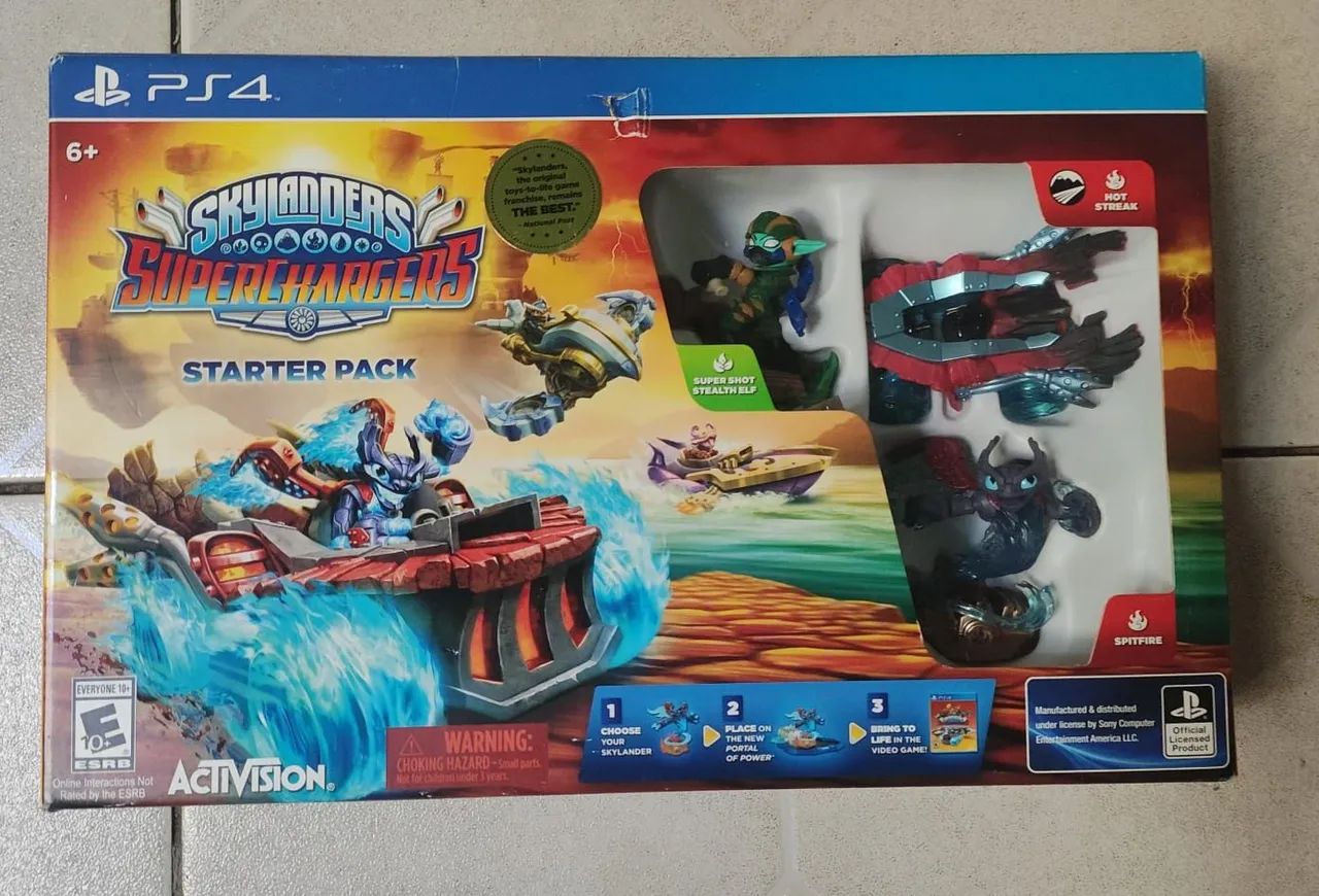 Skylanders starter pack superchargers PS4 disponível 