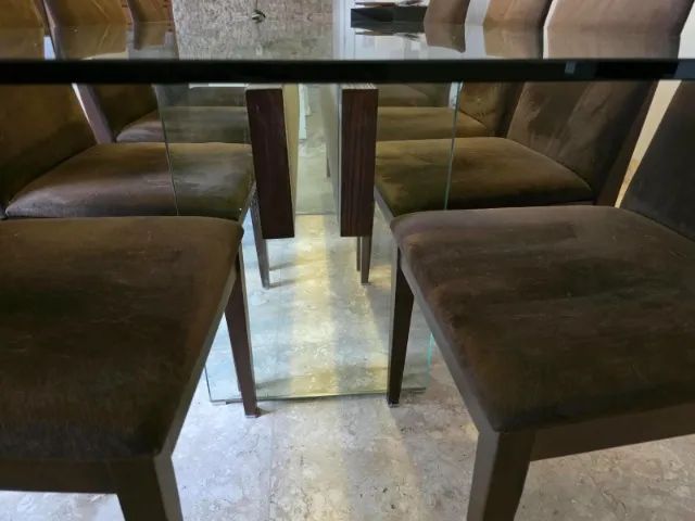 Mesa Jantar Lider Interiores com 8 cadeiras - Foto 3
