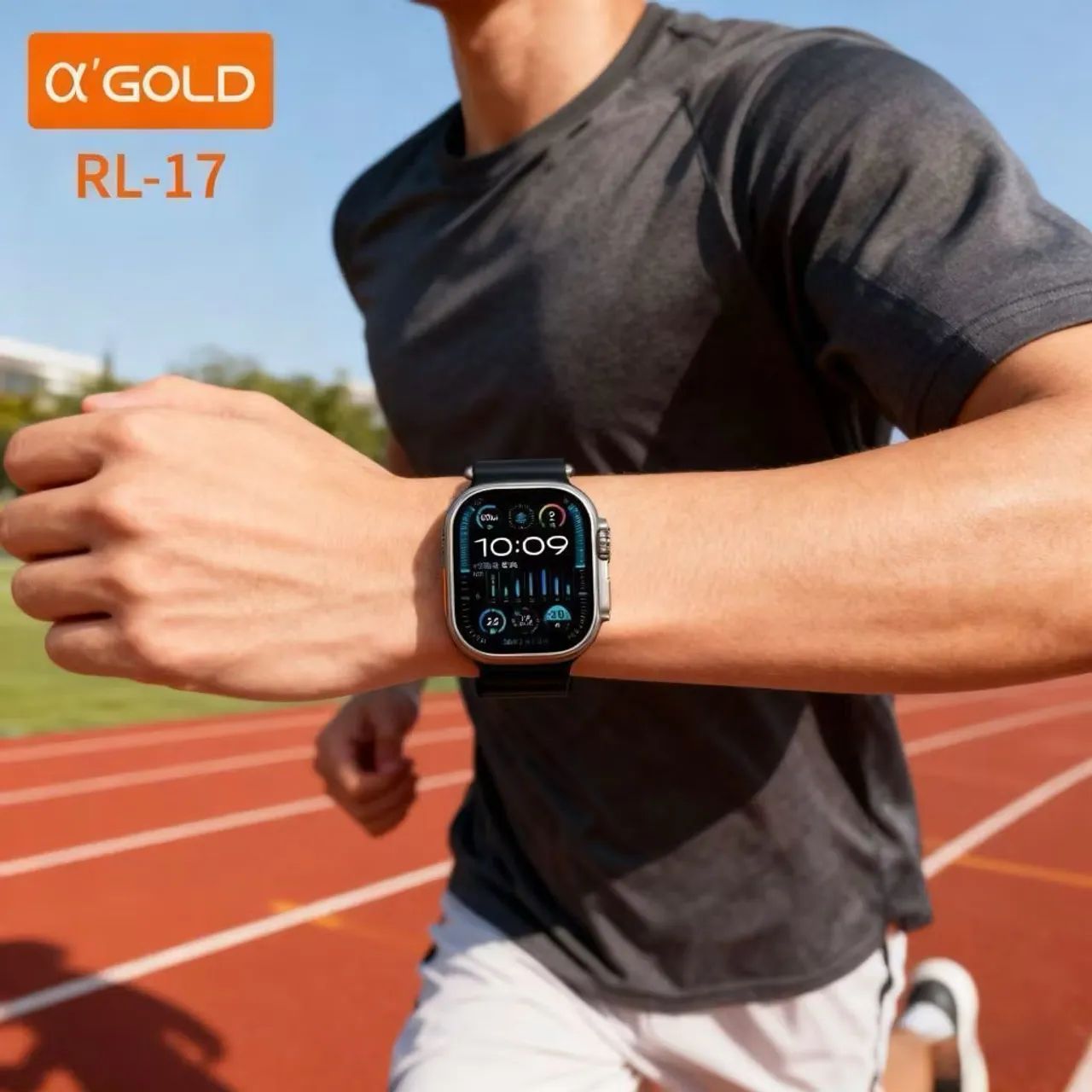 Smartwatch RL-17 AGold com 4 pulseiras  - Foto 4