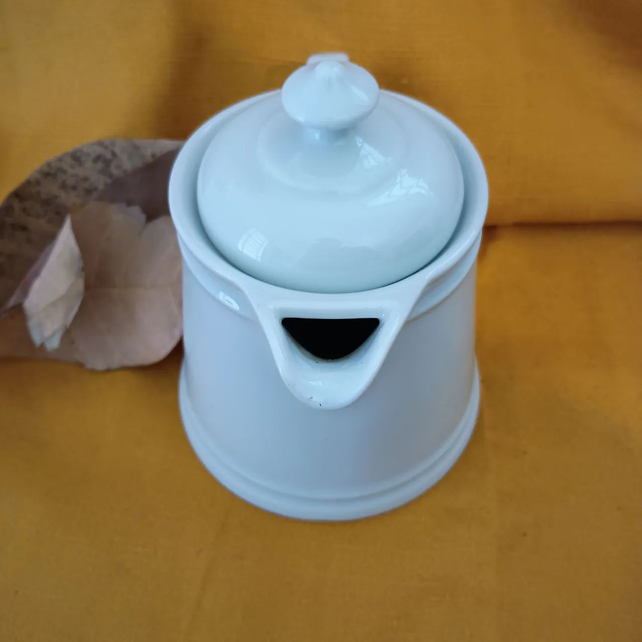JARAA DE PORCELANA BRANCA 800ML  - Foto 4