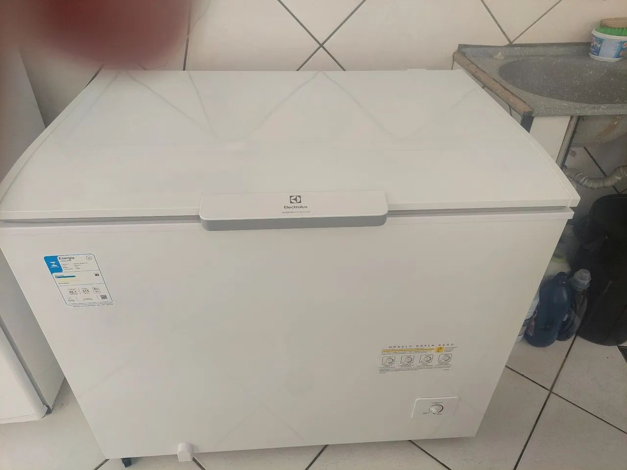 Freezer eletrolux 