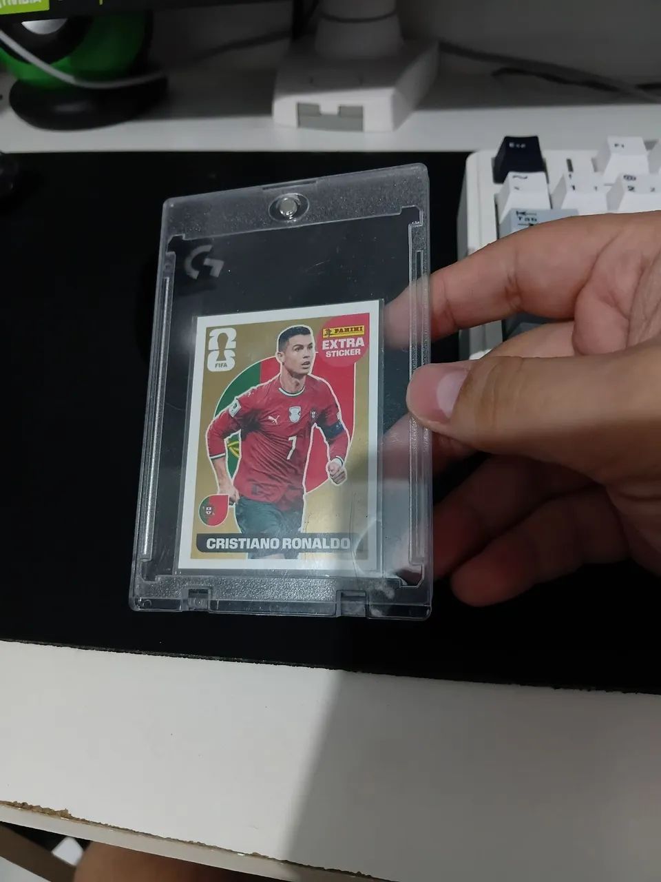 CR7 GOLD LEGEND EXTRA STICKER COPA DO MUNDO 2026