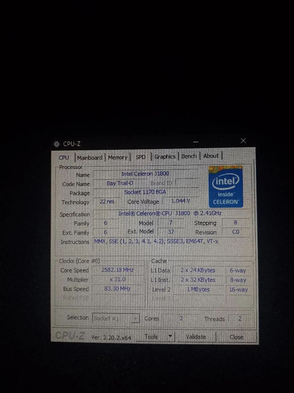Mini PC celeron J1800 (Apenas a placa mãe e a memória RAM) - Foto 2