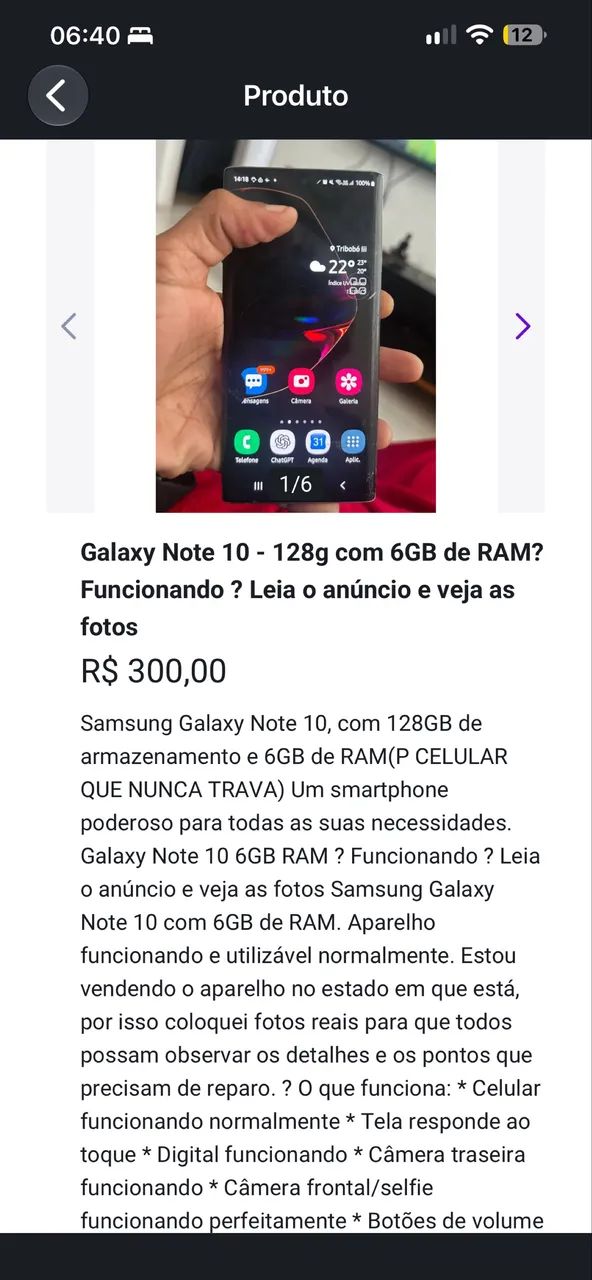 Galaxy Noot 10 - Foto 2