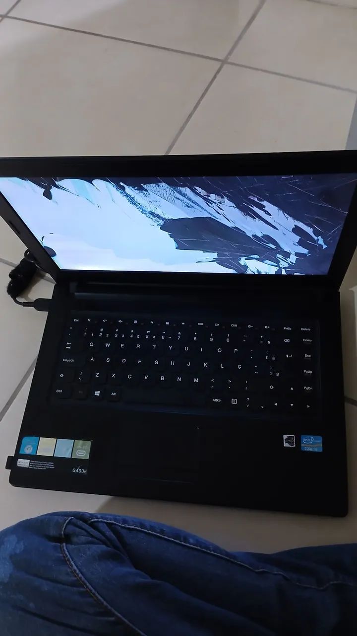 Vendo notebook lenovo G400s com Display Quebrado - Foto 4