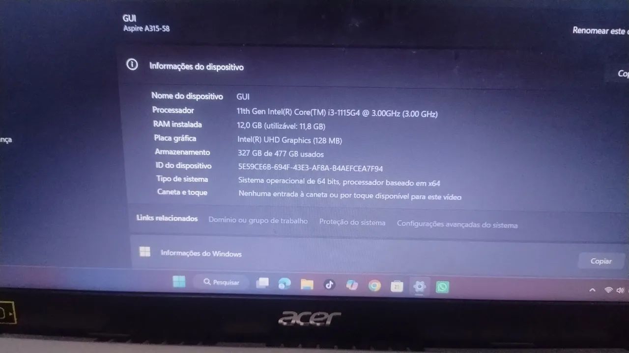Notebook Acer  - Foto 4