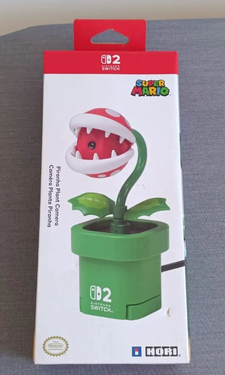 Câmera Piranha Plant Nintendo Switch 2