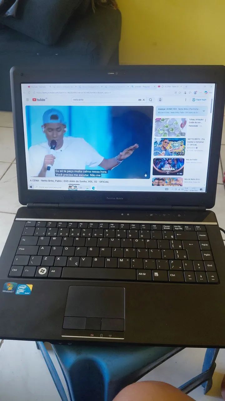 VENDO NOTEBOOK POSITIVO 