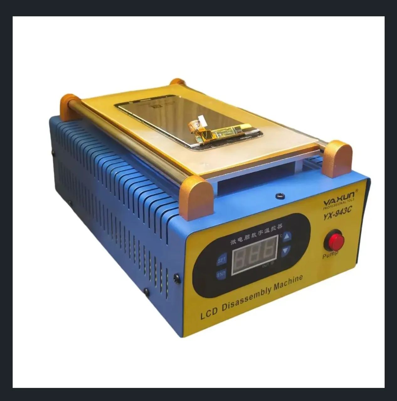 Maquina de Aquecimento Separadora de LCD Touch Yaxun 943C Bivolt Tela Celular - Foto 3