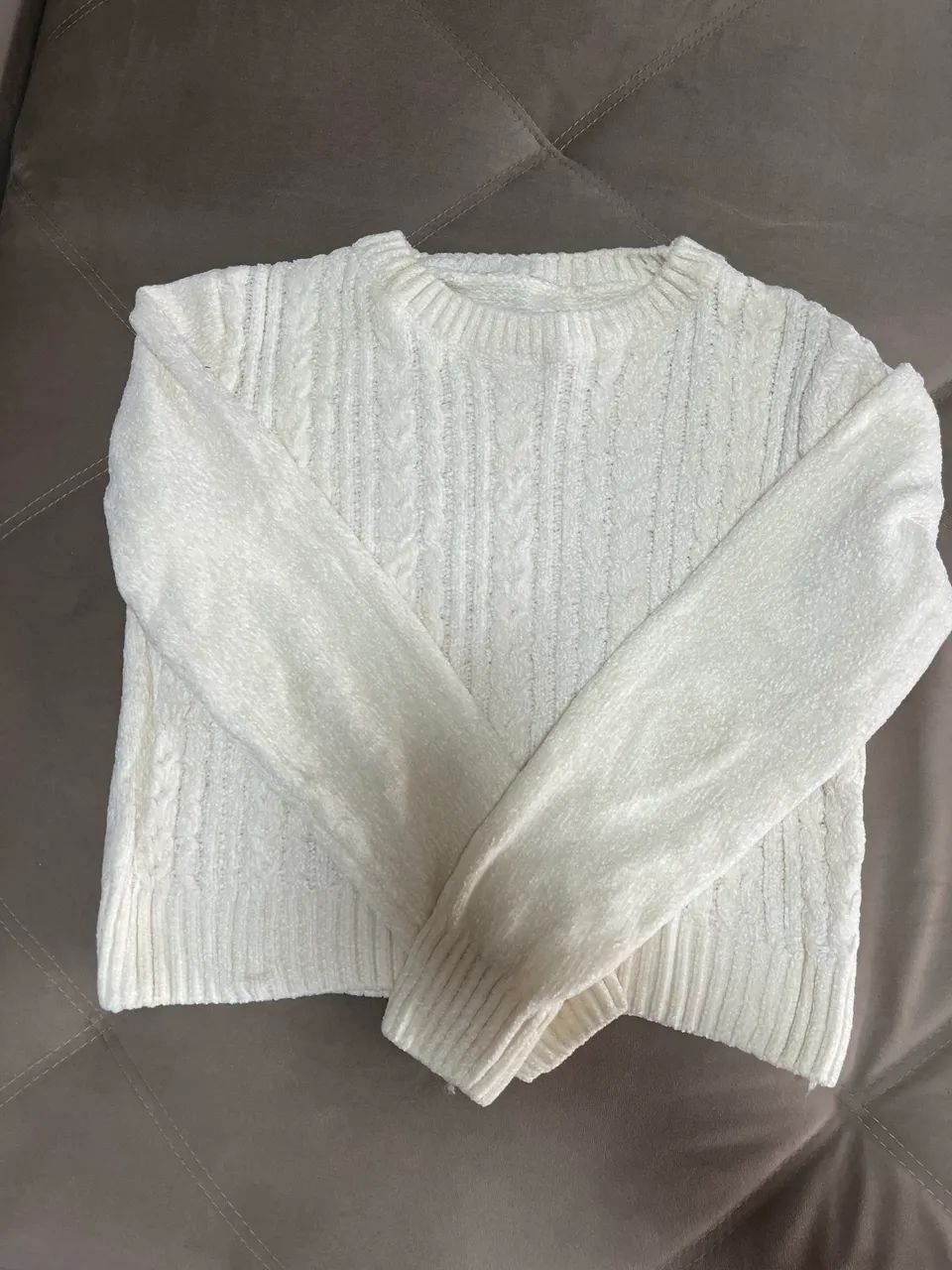Suéter tricô feminino 