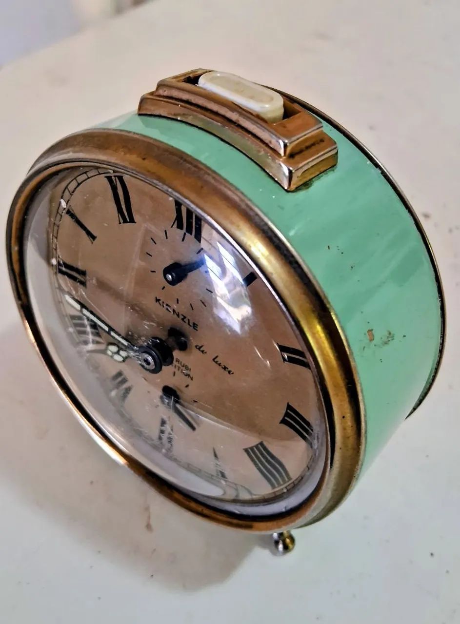 Relógio antigo de mesa Kienzle  - Foto 4