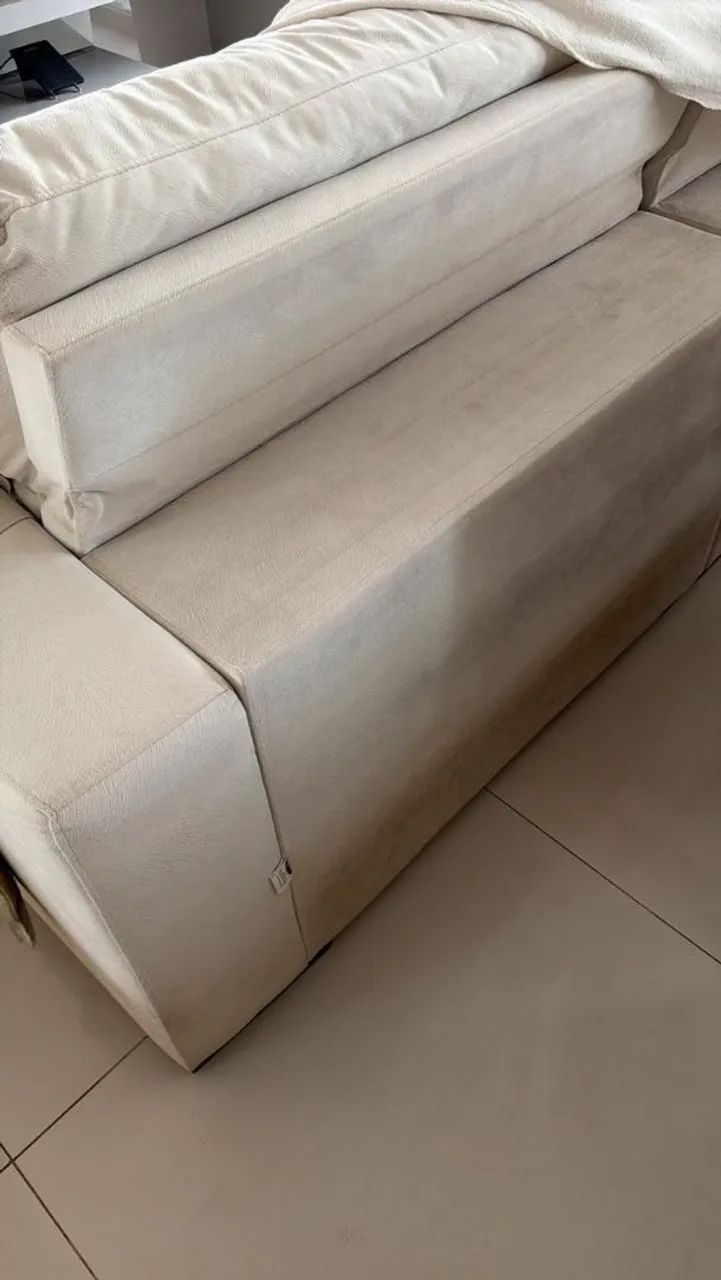 Sofá retrátil 2,5m seminovo - Foto 2