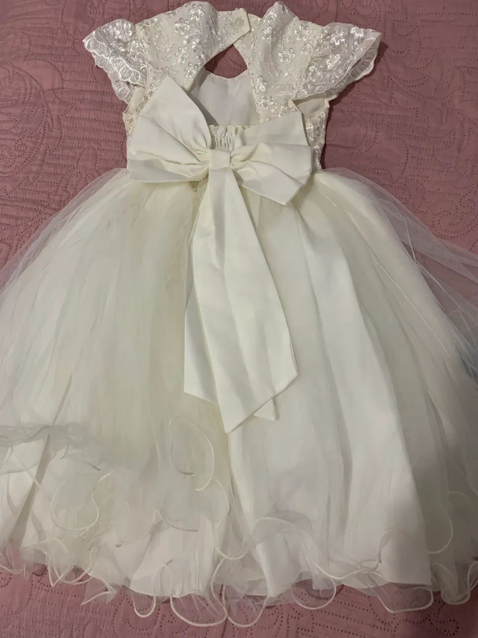 Vestido branco daminha  - Foto 3