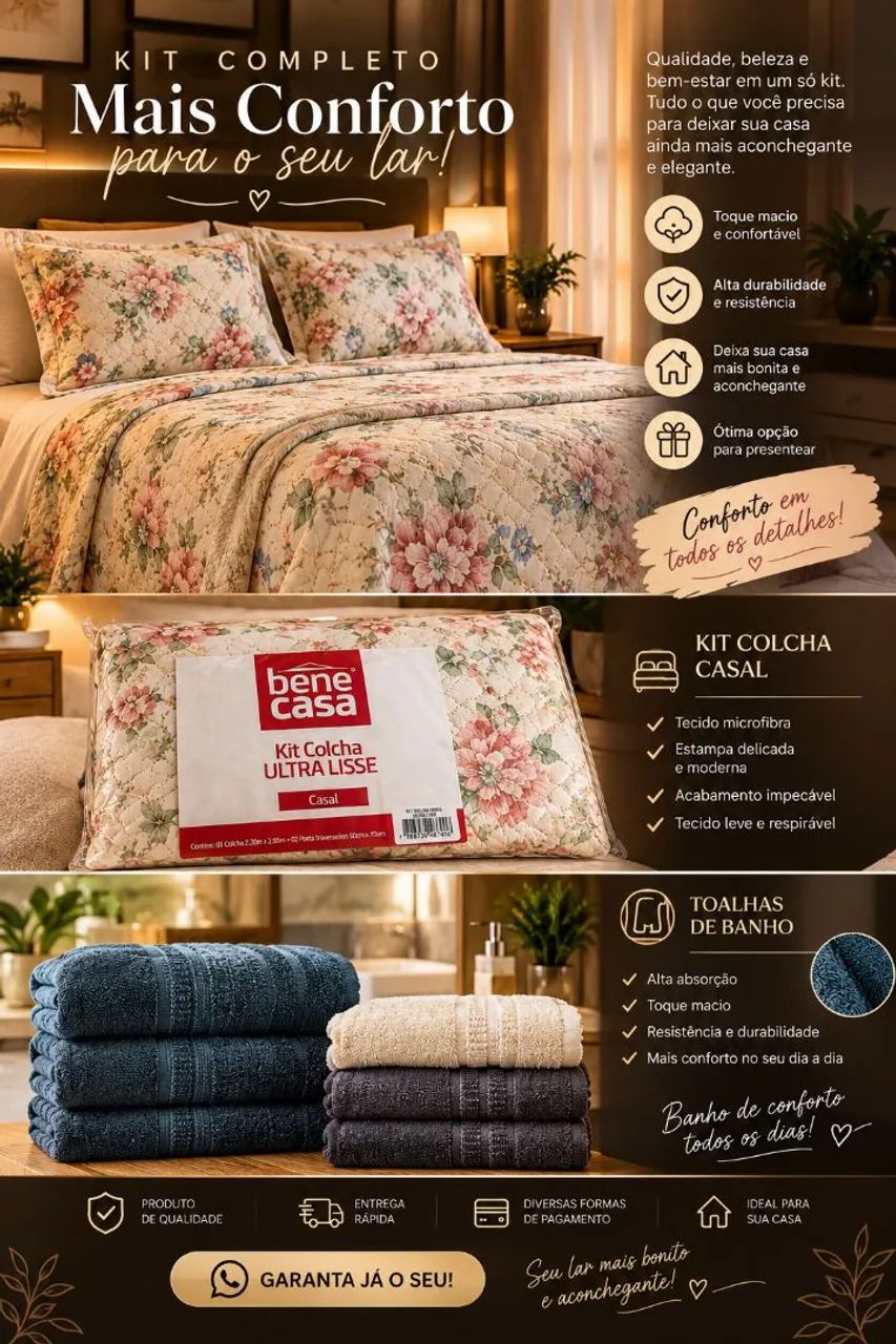 Colcha de cama 