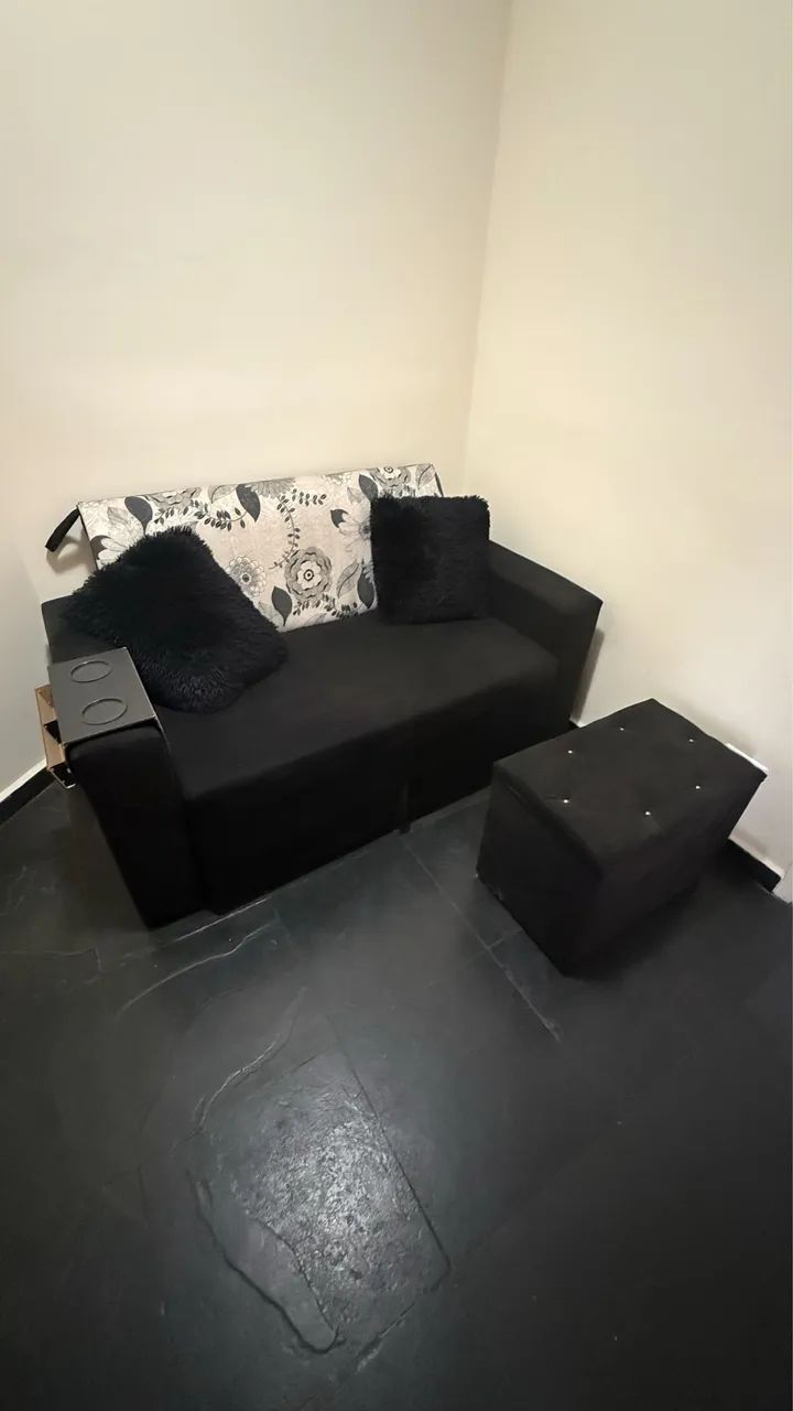 Sofa-cama, rack, mesa, comoda, escrivaninha 