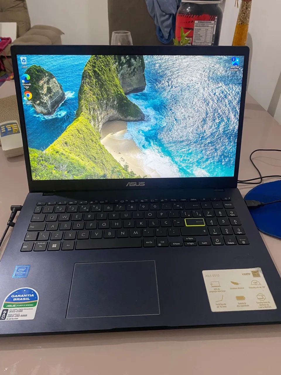 Notebook Asus E510 com caixa e nota 2023