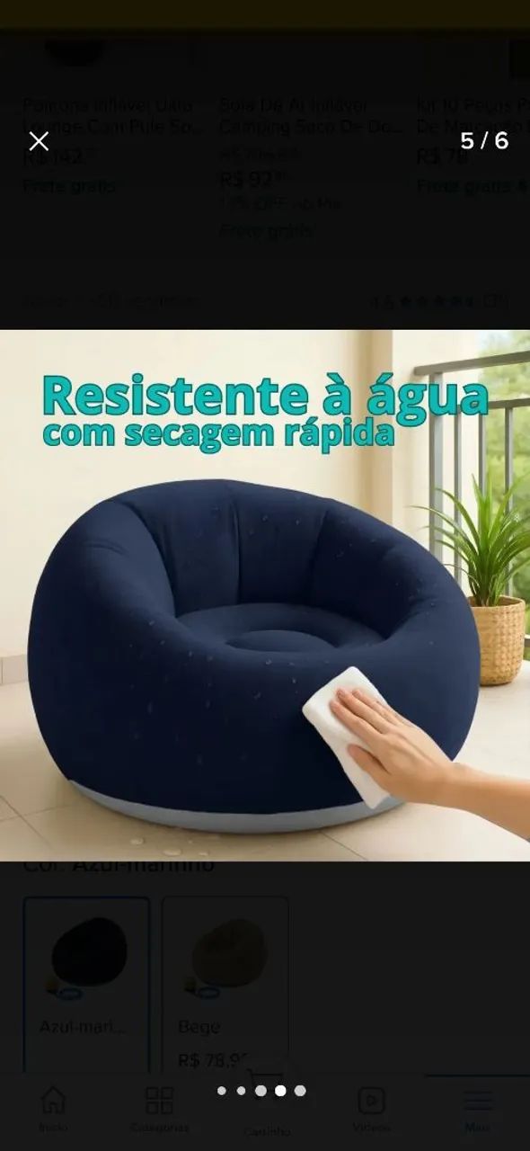 Almofada inflável  - Foto 4