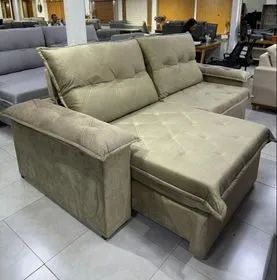 Sofá - Retrát. e Reclin. Le. (2,90m) - D-28 Dividimos Em Até 10x Sem Juros - Foto 3