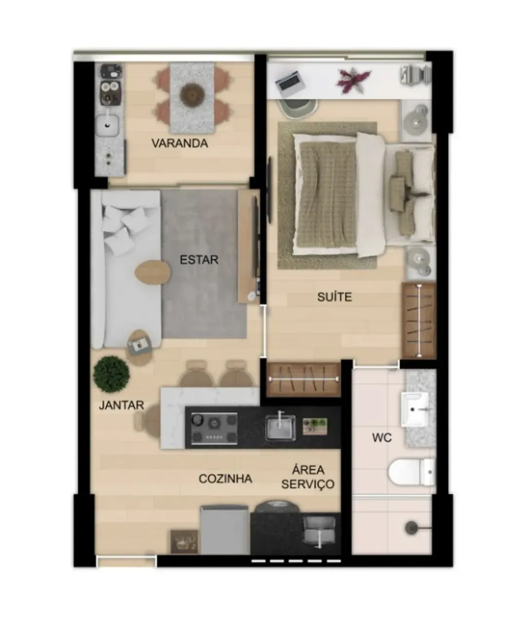 PLANTA 37m²