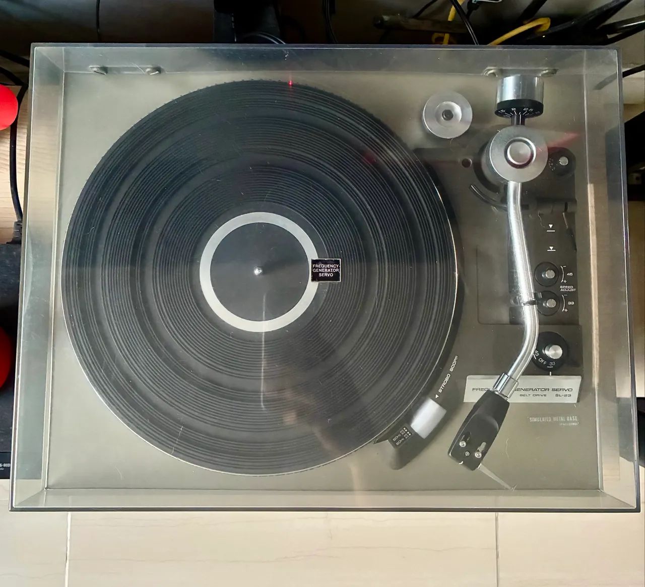 Toca disco Technics SL-23 Impecável  - Foto 3