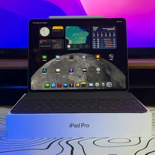 iPad Pro 12.9-pol 256GB Wi-fi Cellular + Teclado + Pencil 2 (Venda
