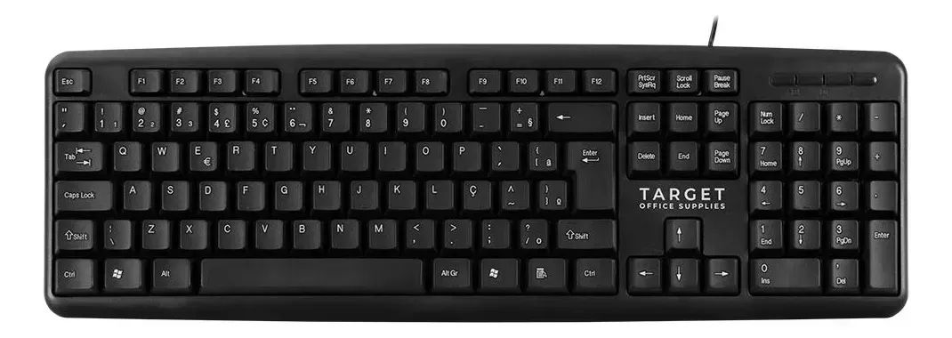 Kit Teclado E Mouse Office Tgt Gr100v3, Abnt2, 1000dpi Preto - Foto 2
