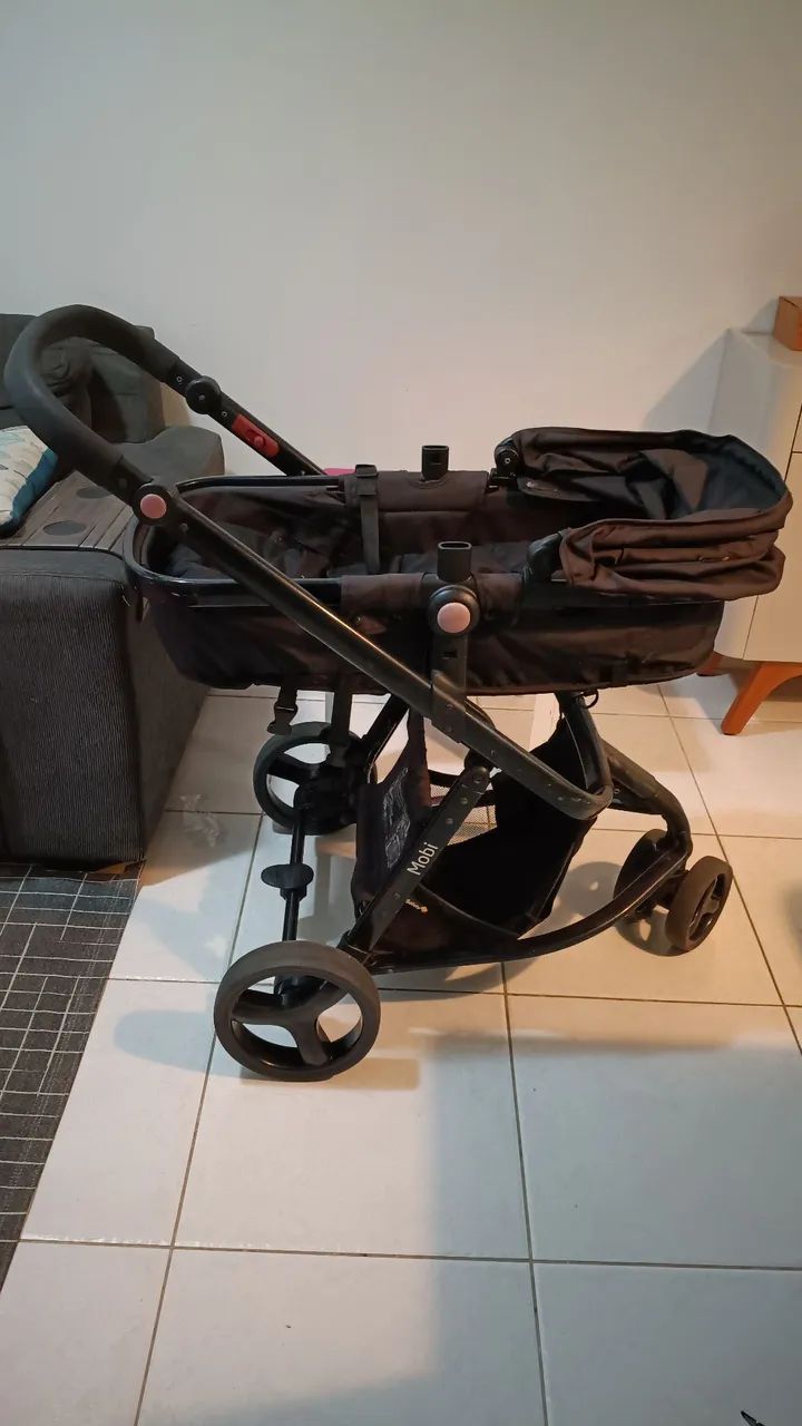 Carrinho Safety 1st Mobi, 02 Bebê Conforto + 02 base - Foto 3