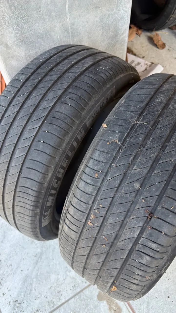 2 PNEUS SEMINOVOS ARO 17 MICHELIN