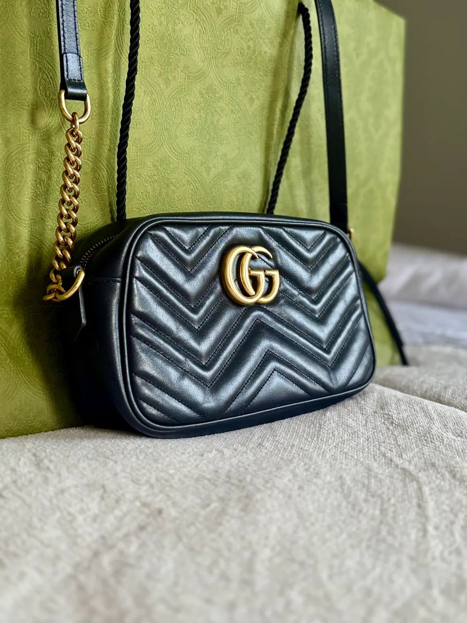 Bolsa Gucci Marmont Média Original  - Foto 2