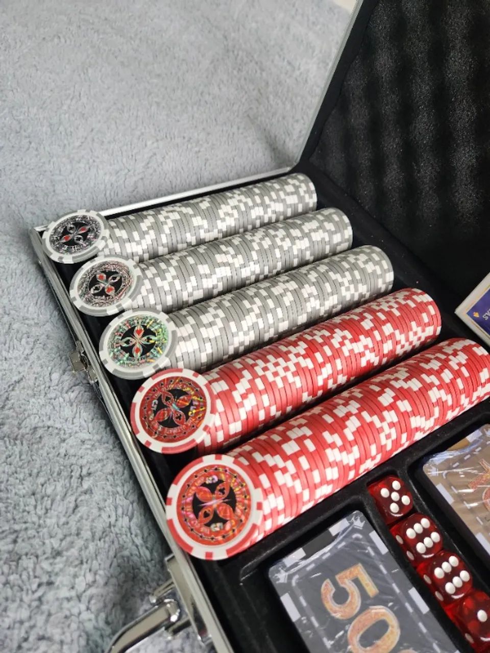 Maleta de poker 500 fichas - Foto 5