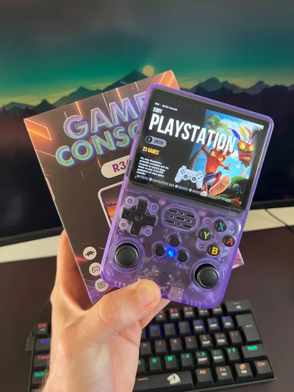 R36s Videogame Portátil com Entrega Rápida!