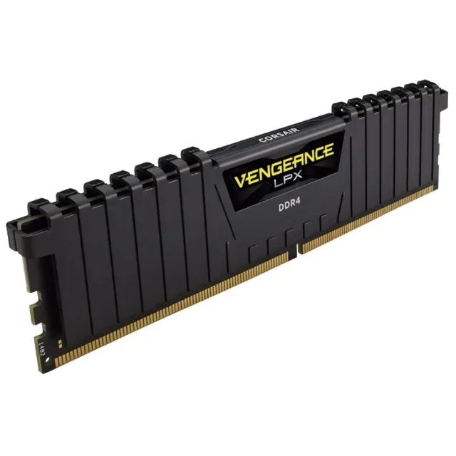 Memória RAM Corsair Vengeance LPX, 16GB, 2666MHz, DDR4, CL16, Preto - CMK16GX4M1A2666C16