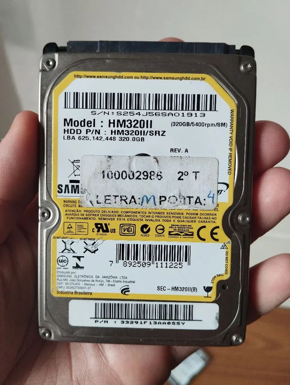 Dois HDs de 320GB de Notebook (saudáveis) - Foto 4