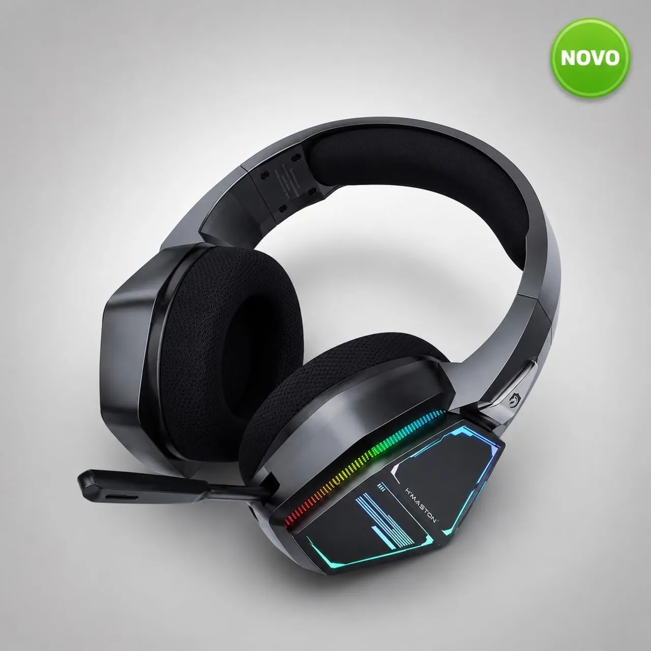 Headset Gamer Sem Fio H?Maston SNS13 RGB USB e USB-C com Microfone - Foto 4