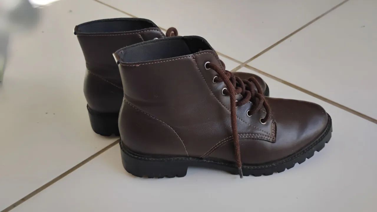 Bota infantil menina tamanho 35 - Foto 4