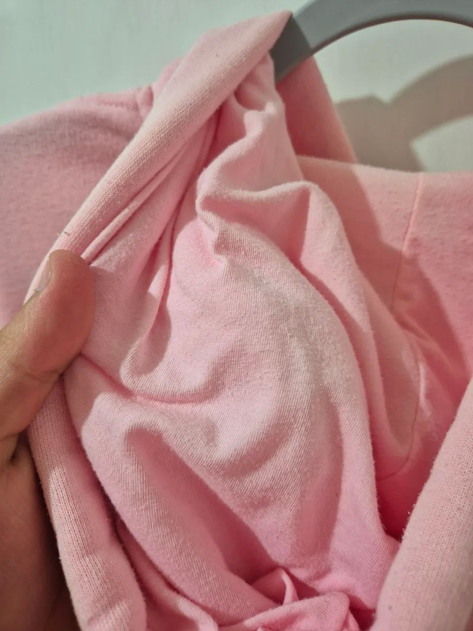 Blusa Moletom Rosa Overcome Canguru Forrada - Foto 3