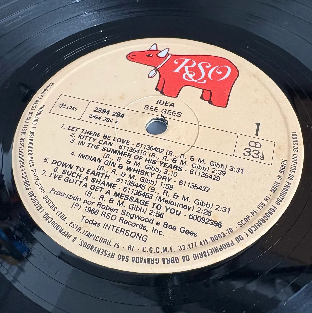 Lp disco Vinil bee gees idea rso 1980 - Foto 2