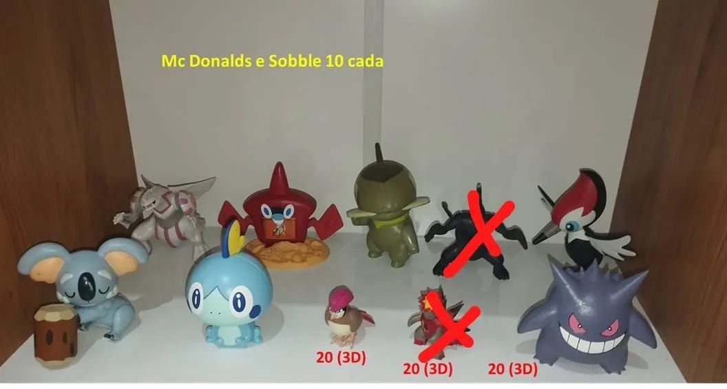 Brinquedo Miniatura Figura pokémon variados - Foto 2
