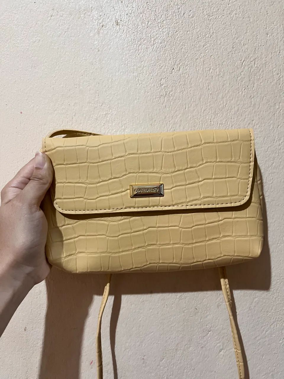 Bolsa tiracolo amarela