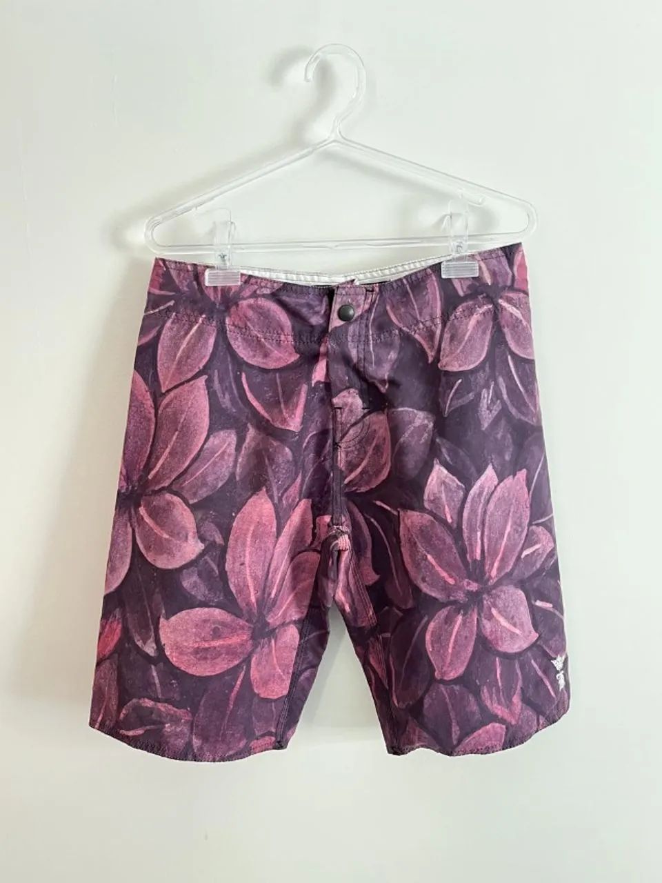 Short Masculino Sergio K Original Vintage Tactel Roxo - Foto 3