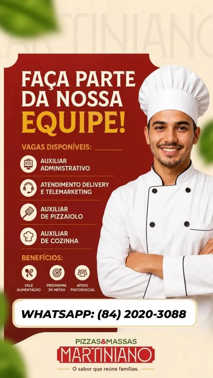 Martiniano está contratando! 