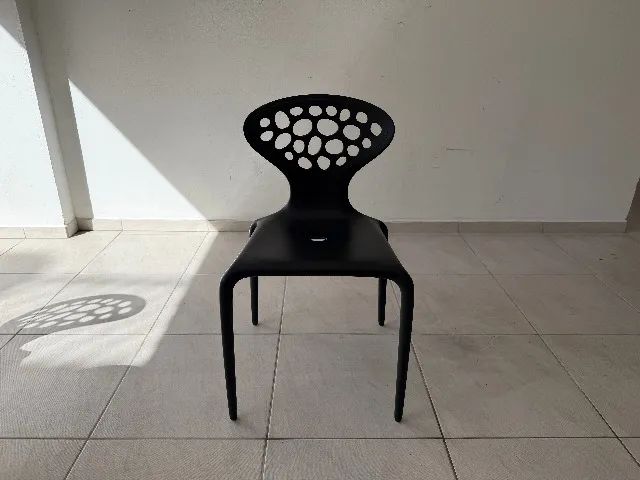 4 cadeiras Moroso Supernatural pretas - Foto 3